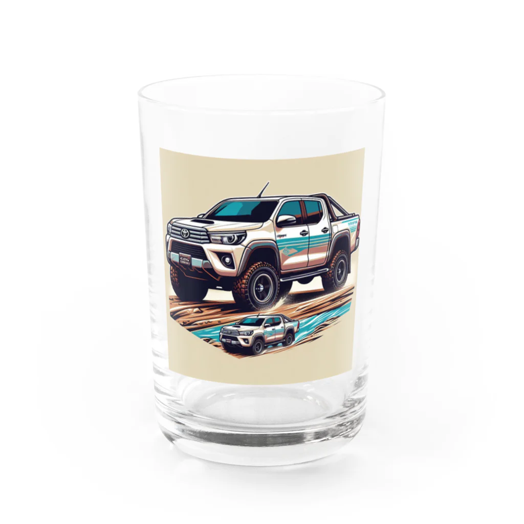 shira009のDart HILUX Water Glass :front