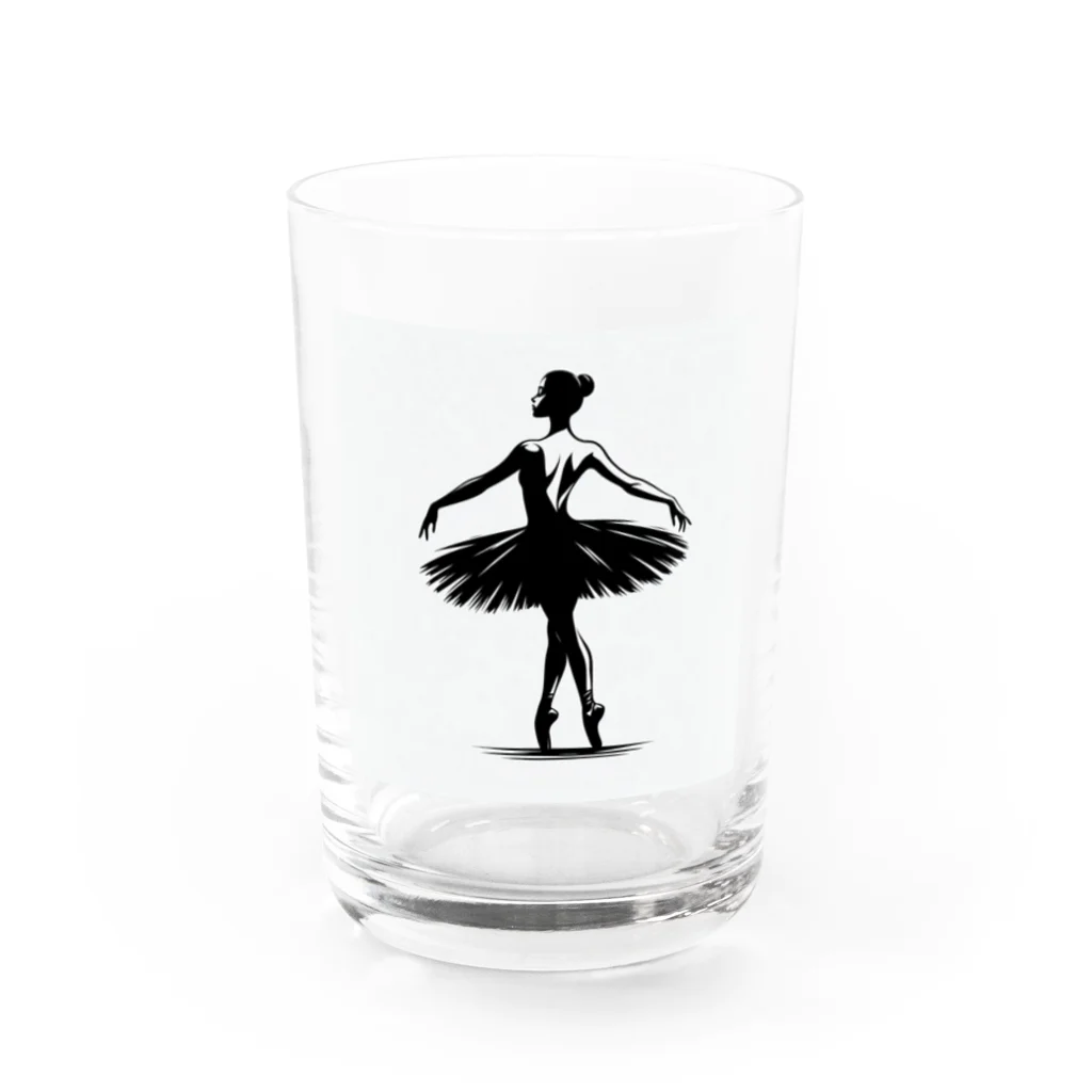 ポロムのおみせの私はバレリーナ Water Glass :front