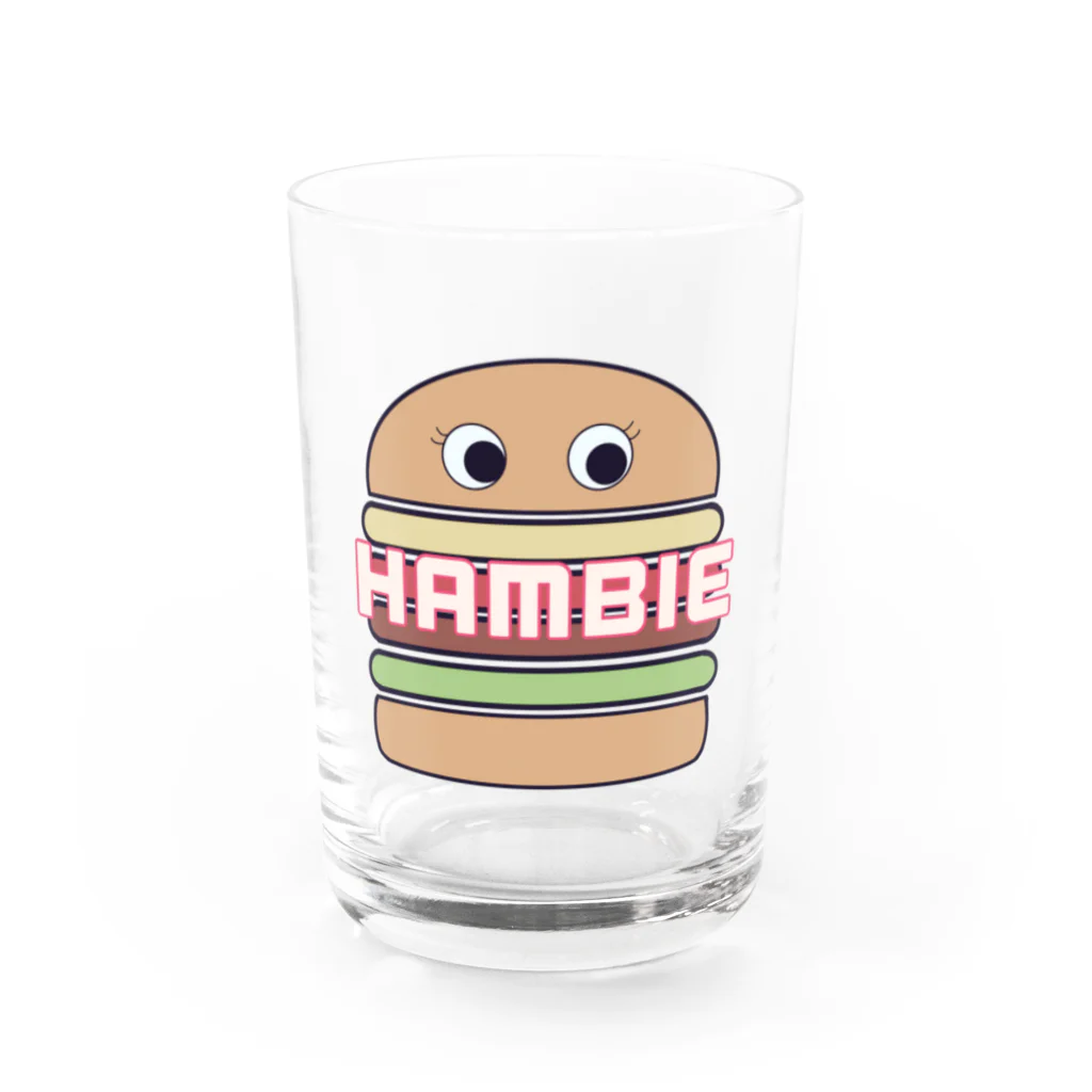 charlolの🍔ハンビーちゃん Water Glass :front