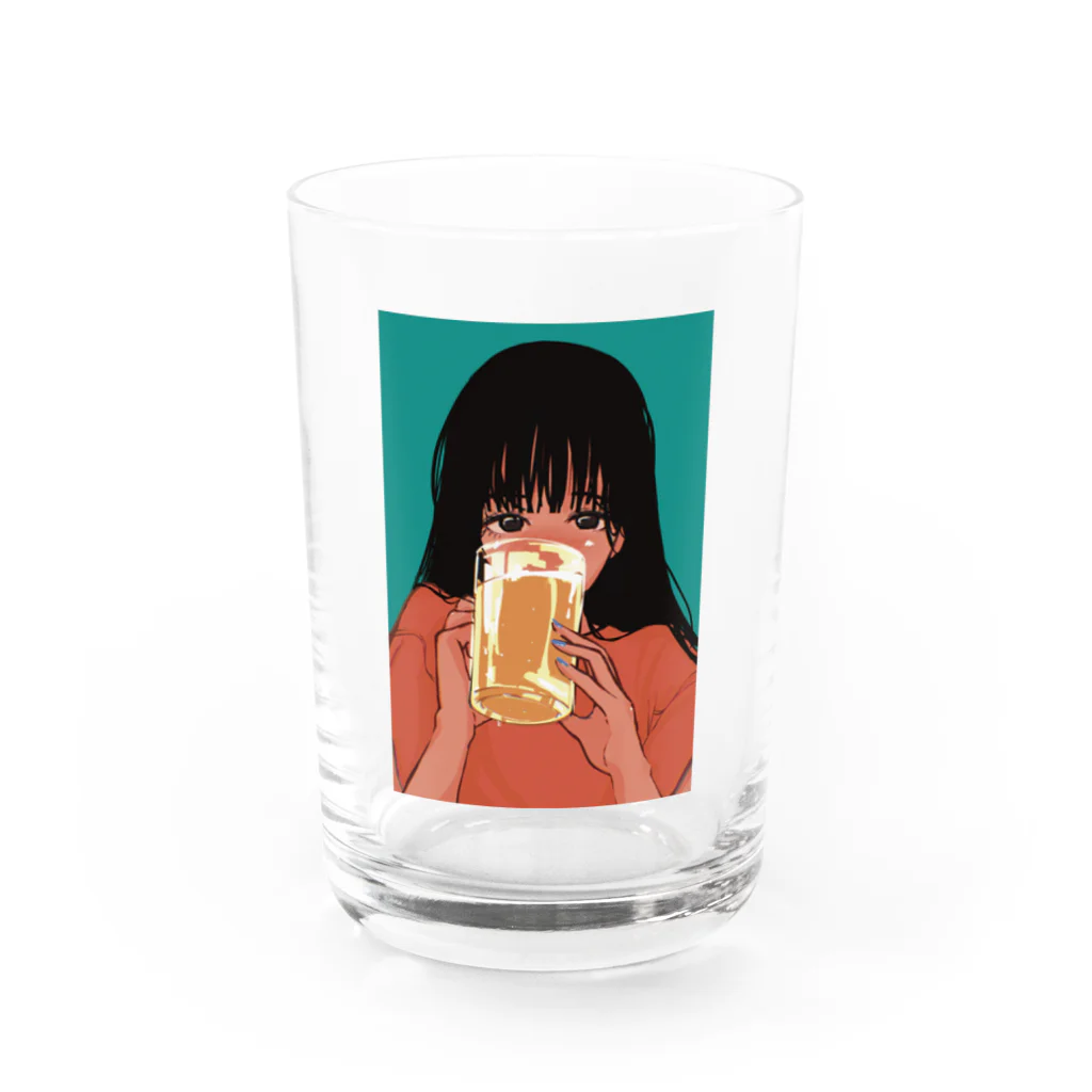 ryou0701lmのほろ酔い美人 Water Glass :front