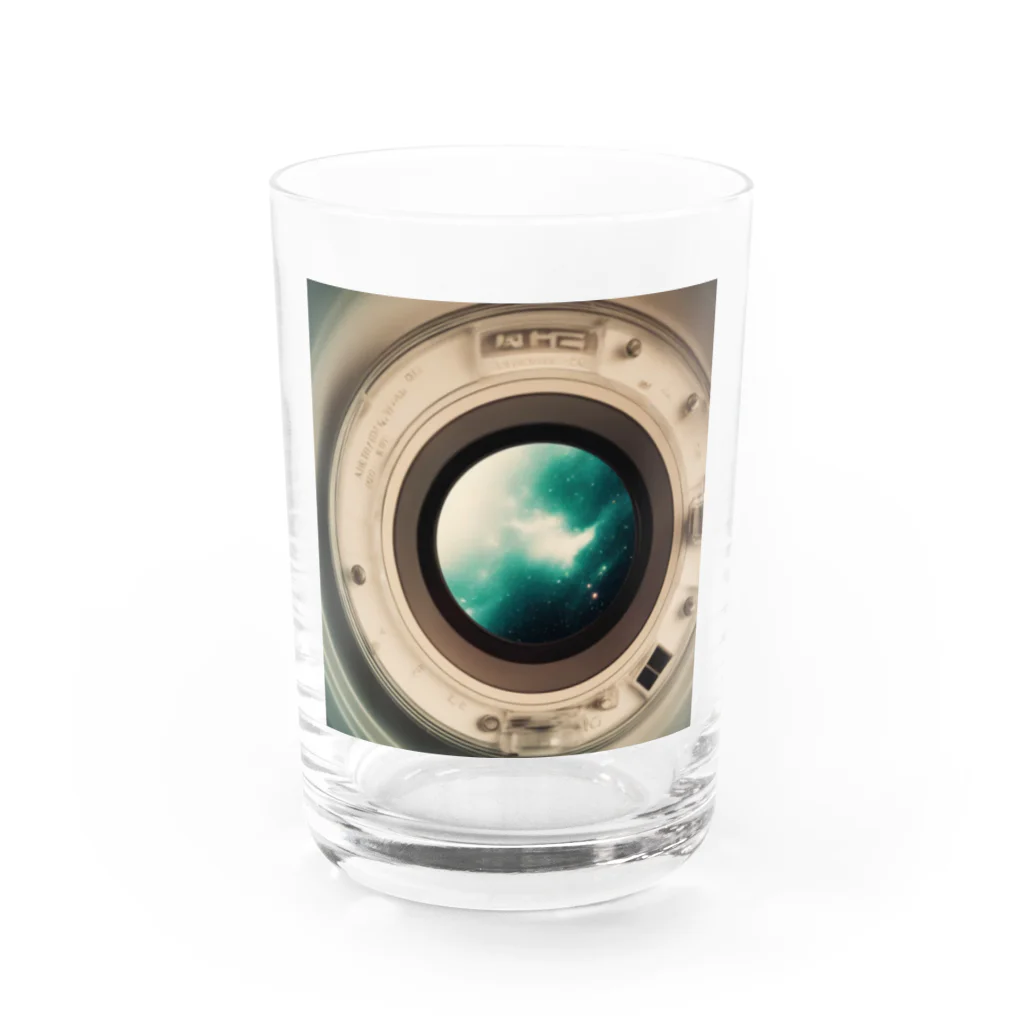 テフラんずの窓の外は宇宙 Water Glass :front