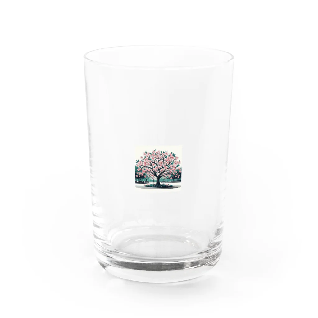 TTT8180の桜 Water Glass :front