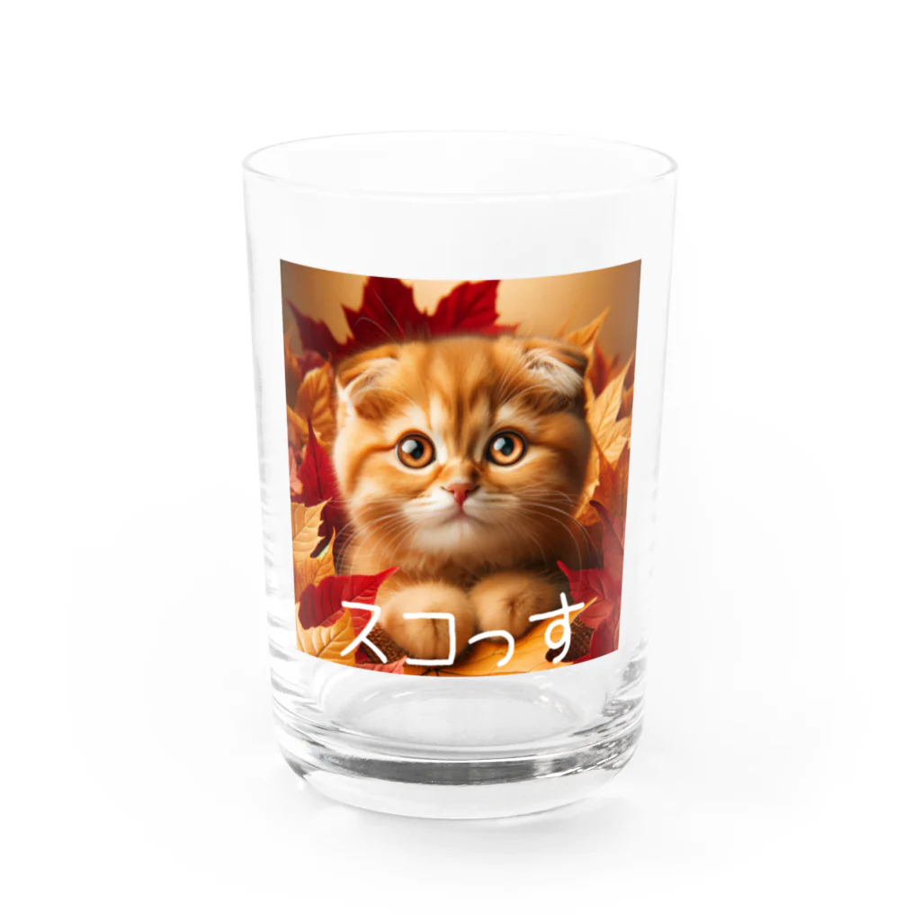 ★curryのかわいいスコティッシュフィールドシリーズ Water Glass :front