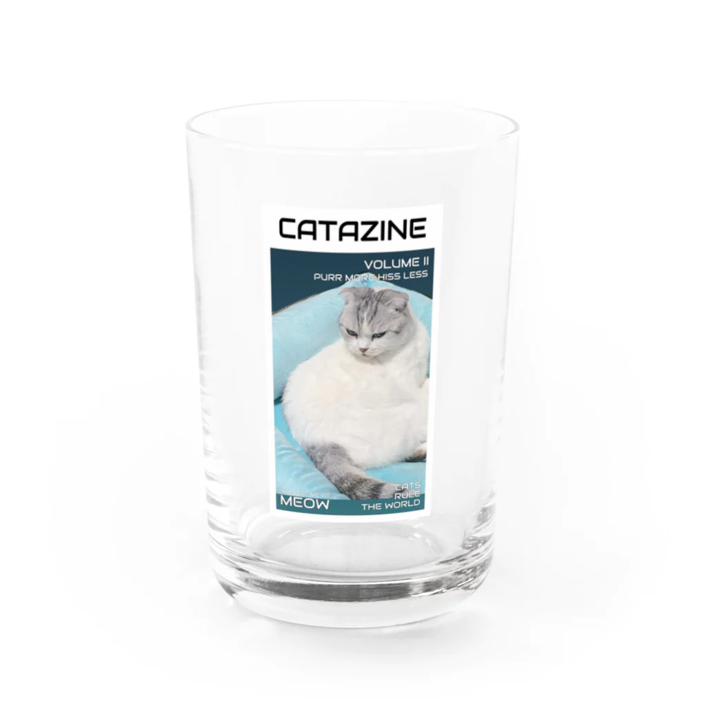 mayu0807のある意味　猫中心 Water Glass :front