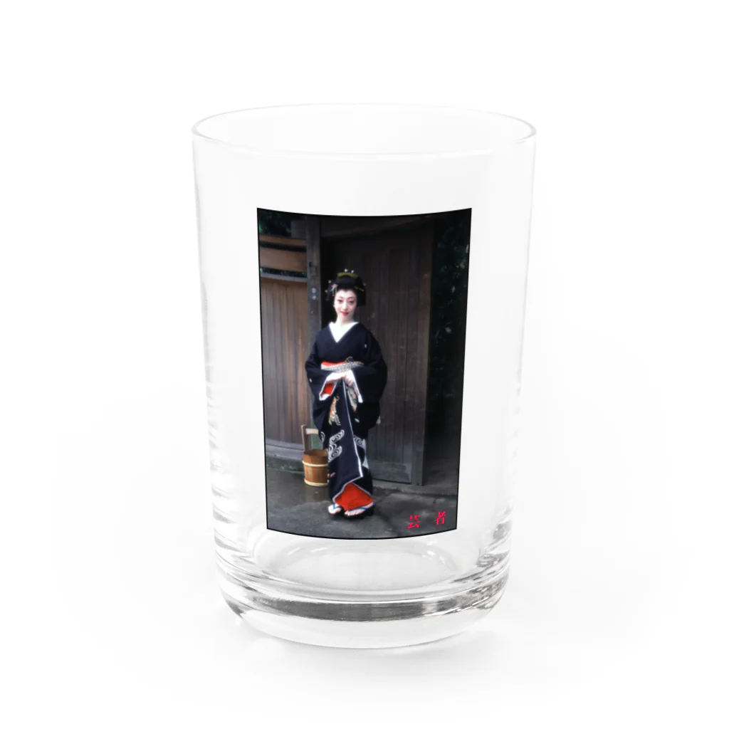 digital-graphic-artの芸者艶姿001 Water Glass :front