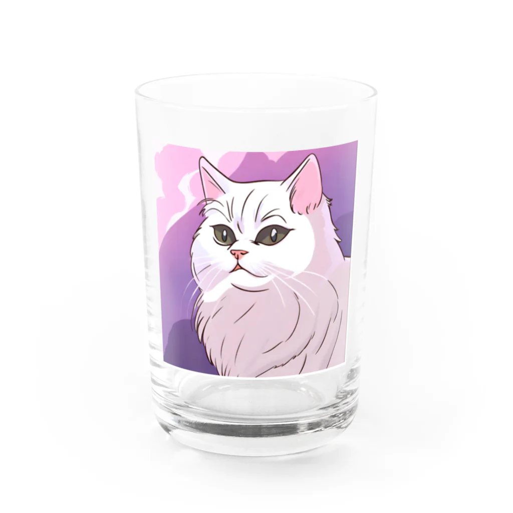 kazuma16のふわふわペルシャ Water Glass :front