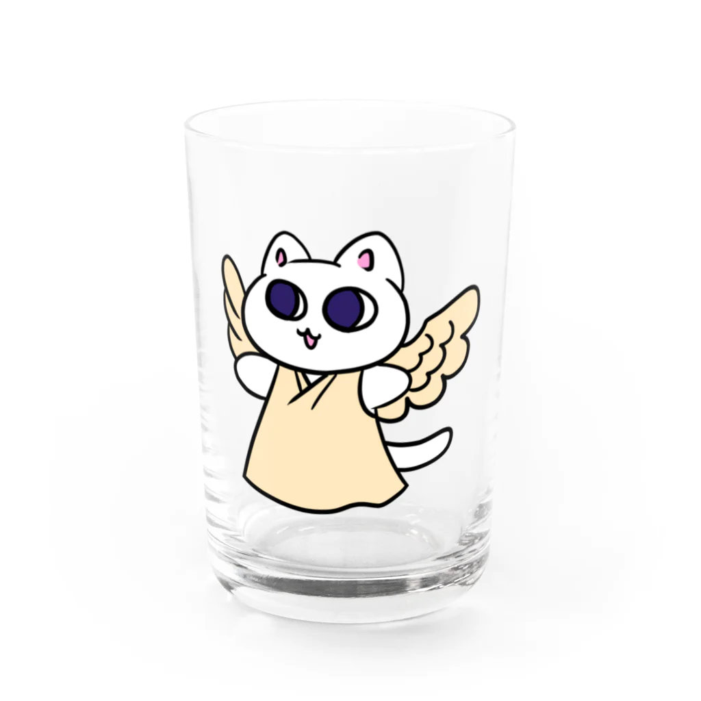 Animaru639のサモトラケのニャケ Water Glass :front