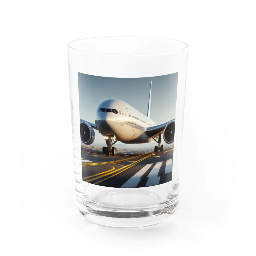 uj-ojiasnのかっこいい飛行機 Water Glass :front