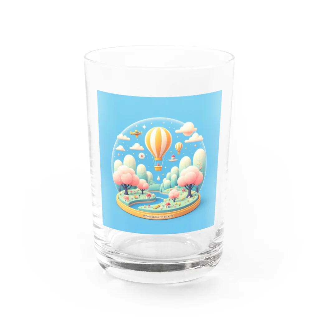 Kai🐚の気球 Water Glass :front