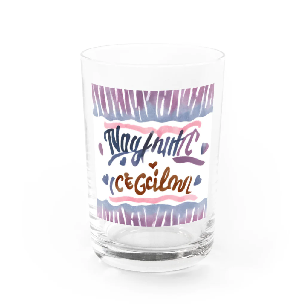 ai美女ショップのキュートでクールなアメリカン🇺🇸 Water Glass :front