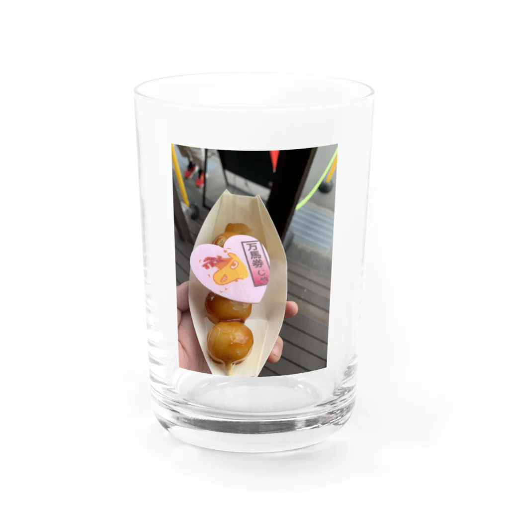 競馬大好きTBTショップ！の大井競馬場の開運だんご Water Glass :front