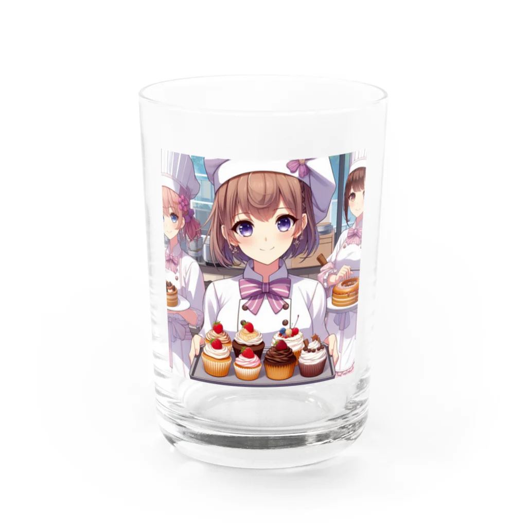 ironanoの【#いろなの】見習いパティシエ Water Glass :front