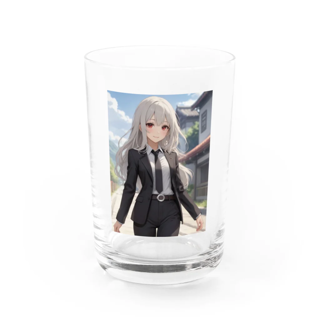 しえるもにあのオフィスレディ Water Glass :front