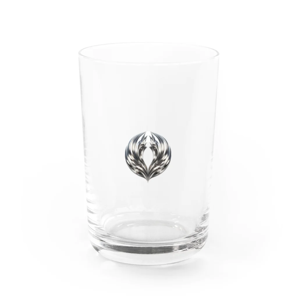 シルバーデザイン-幻影のオーロラブレード Water Glass :front