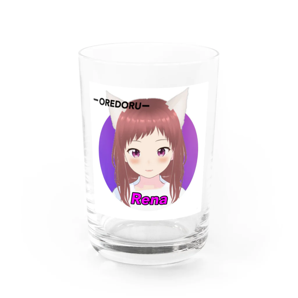 CASPROSTORESのYouTubeアニメ『俺ドル』キャラグッズ レナA Water Glass :front