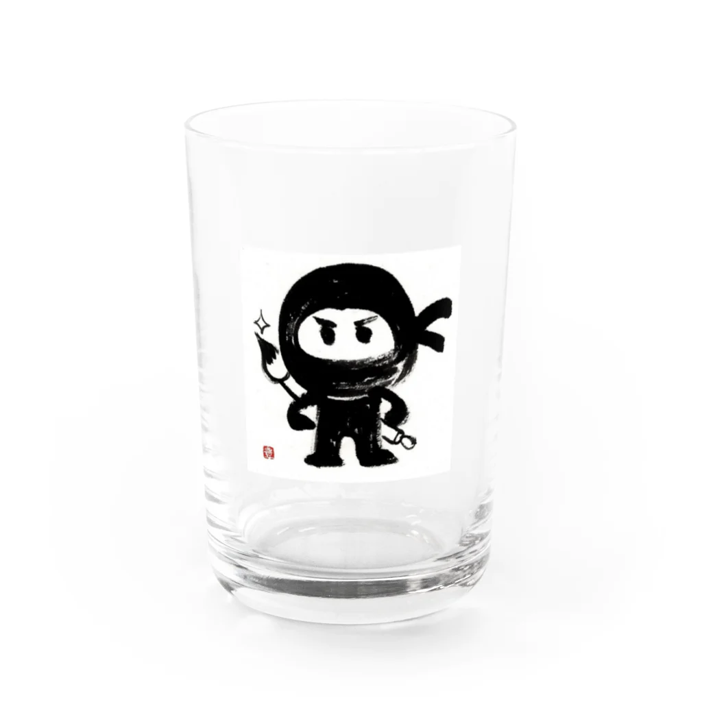 yo-shinobu4410の筆文字！～yo-shinobu～ Water Glass :front
