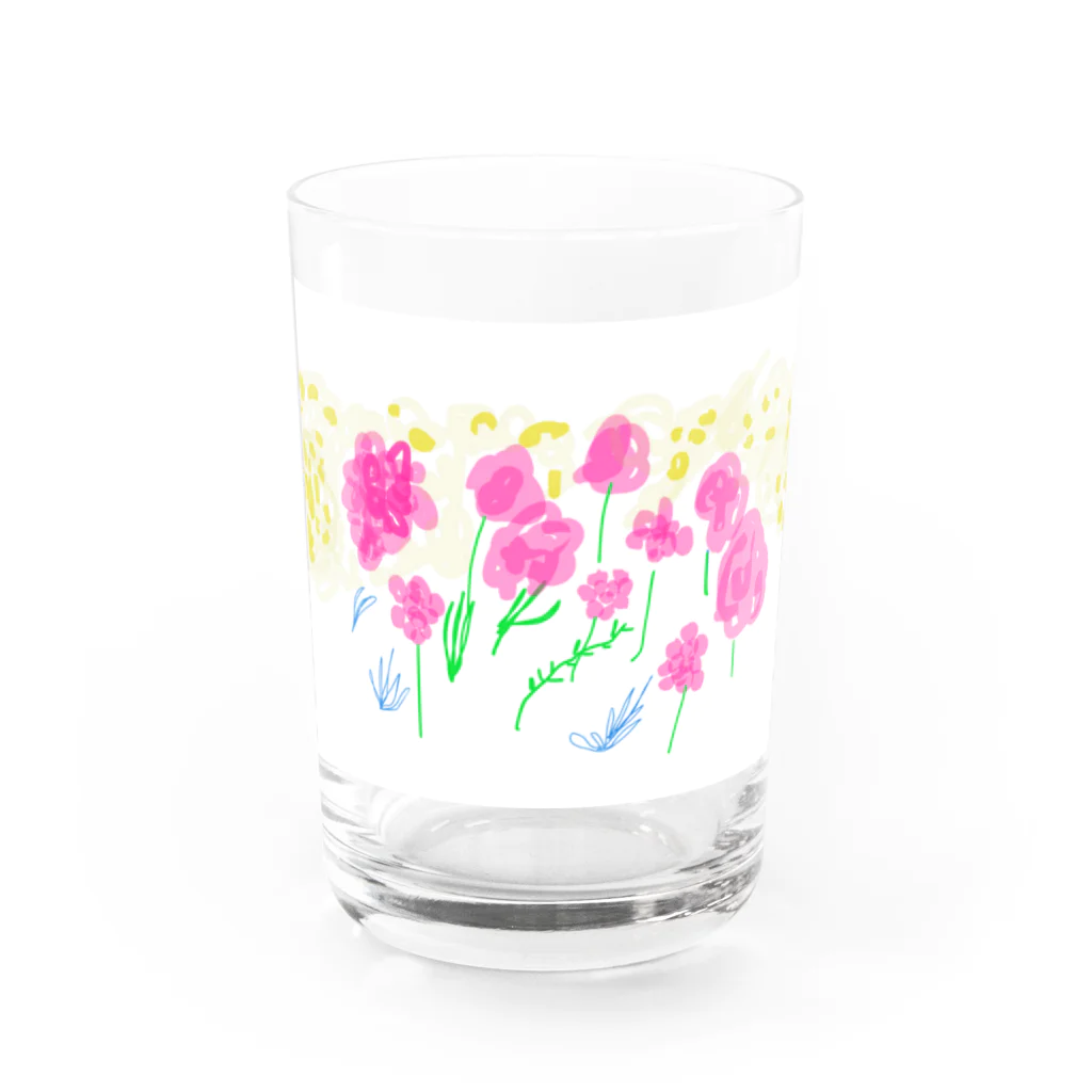 colorful-yokoの春の花 Water Glass :front