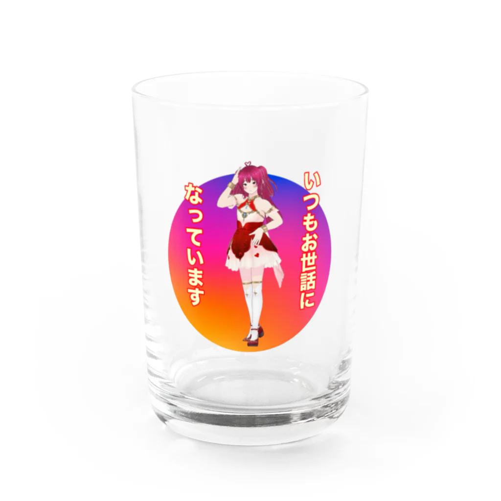 CASPROSTORESのYouTubeアニメ『俺ドル』LINEスタンプキャラグッズ ひろみんB Water Glass :front