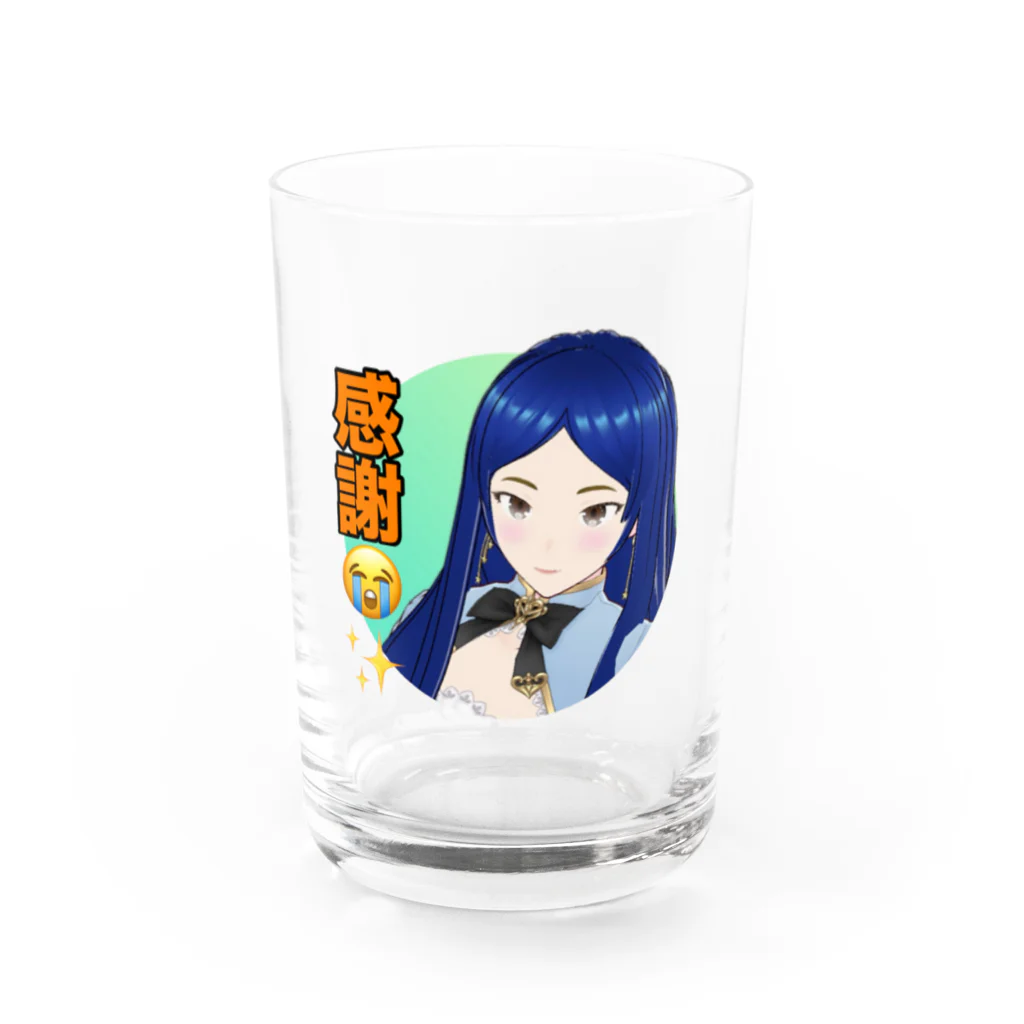 CASPROSTORESのYouTubeアニメ『俺ドル』LINEスタンプキャラグッズ きょんきょんB Water Glass :front