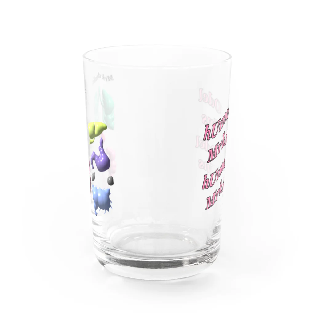 MRK DESIGNSのHuman model  ( pink ) Water Glass :front