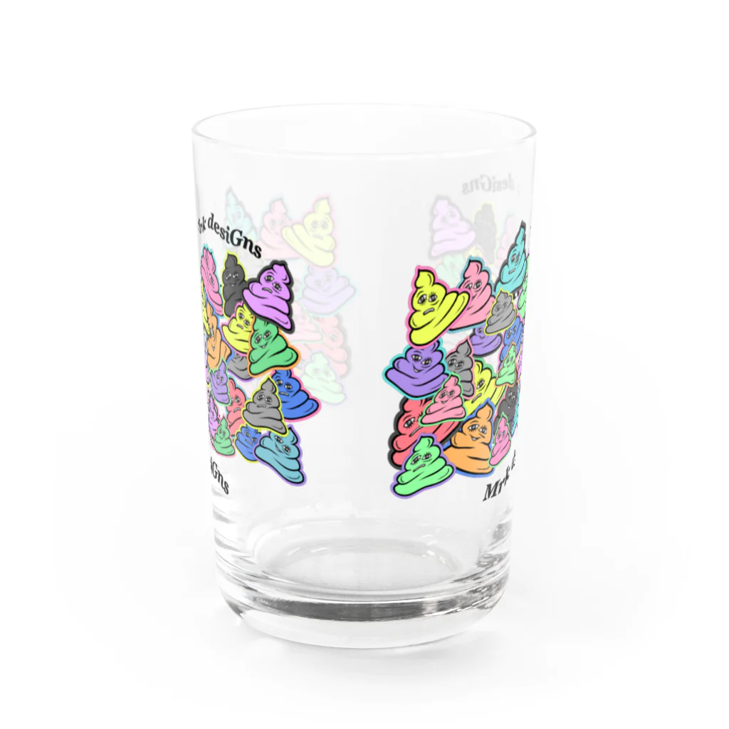 MRK DESIGNSの_unchi's_ Water Glass :front