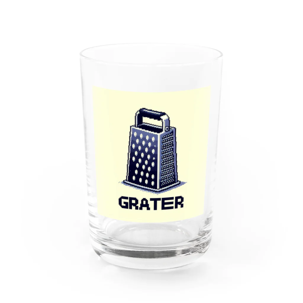 ドット絵調理器具のドット絵「グレーター」 Water Glass :front