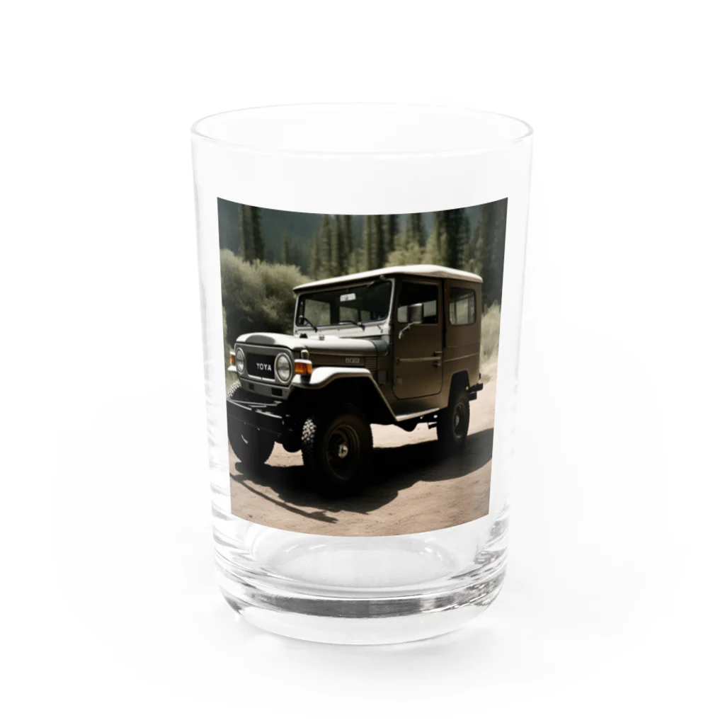 Vintage MotorVehicleのトヨタ・ランドクルーザー Water Glass :front