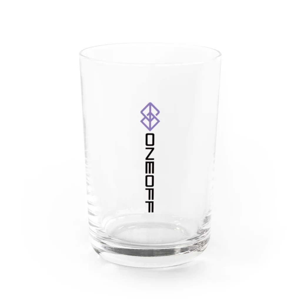 ONEOFFの【横ロゴ】ONEOFFショートグラス Water Glass :front