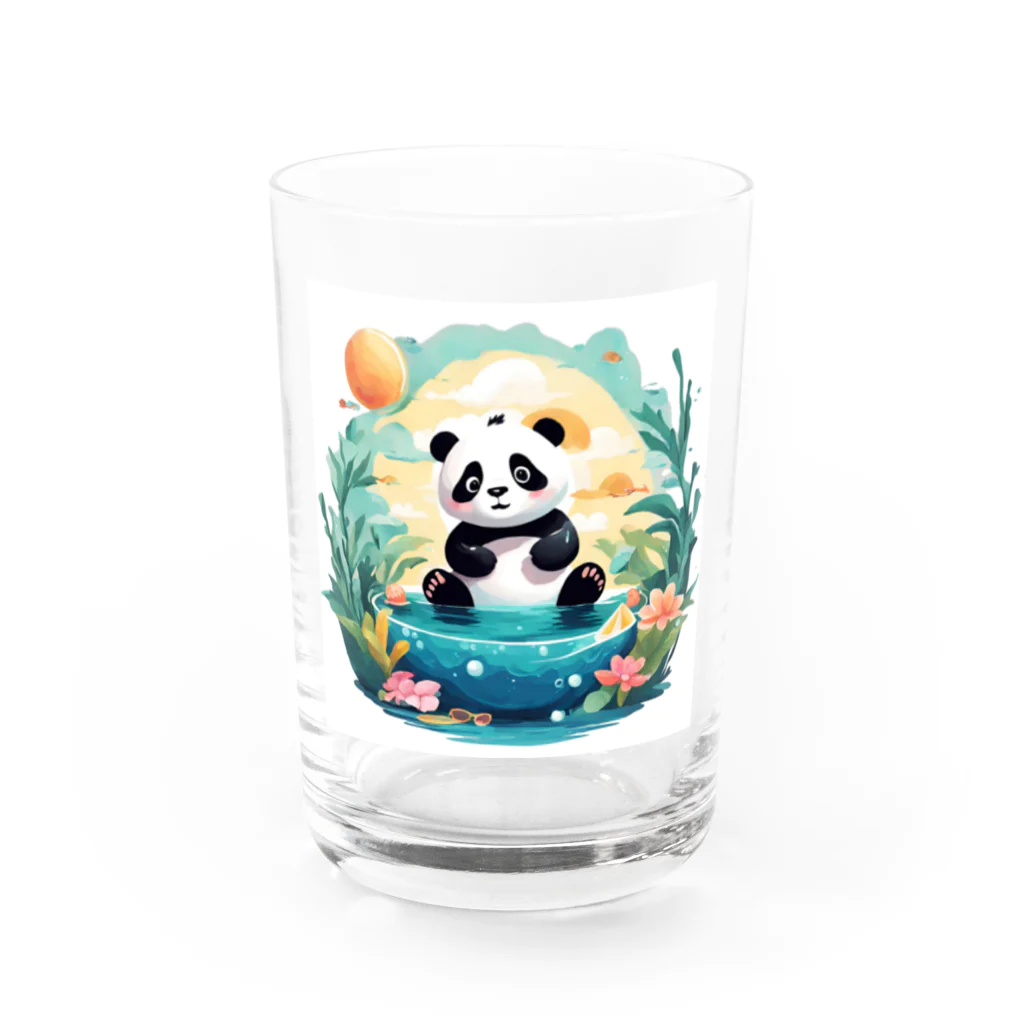 waterpandaの水辺のパンダ グラス前面