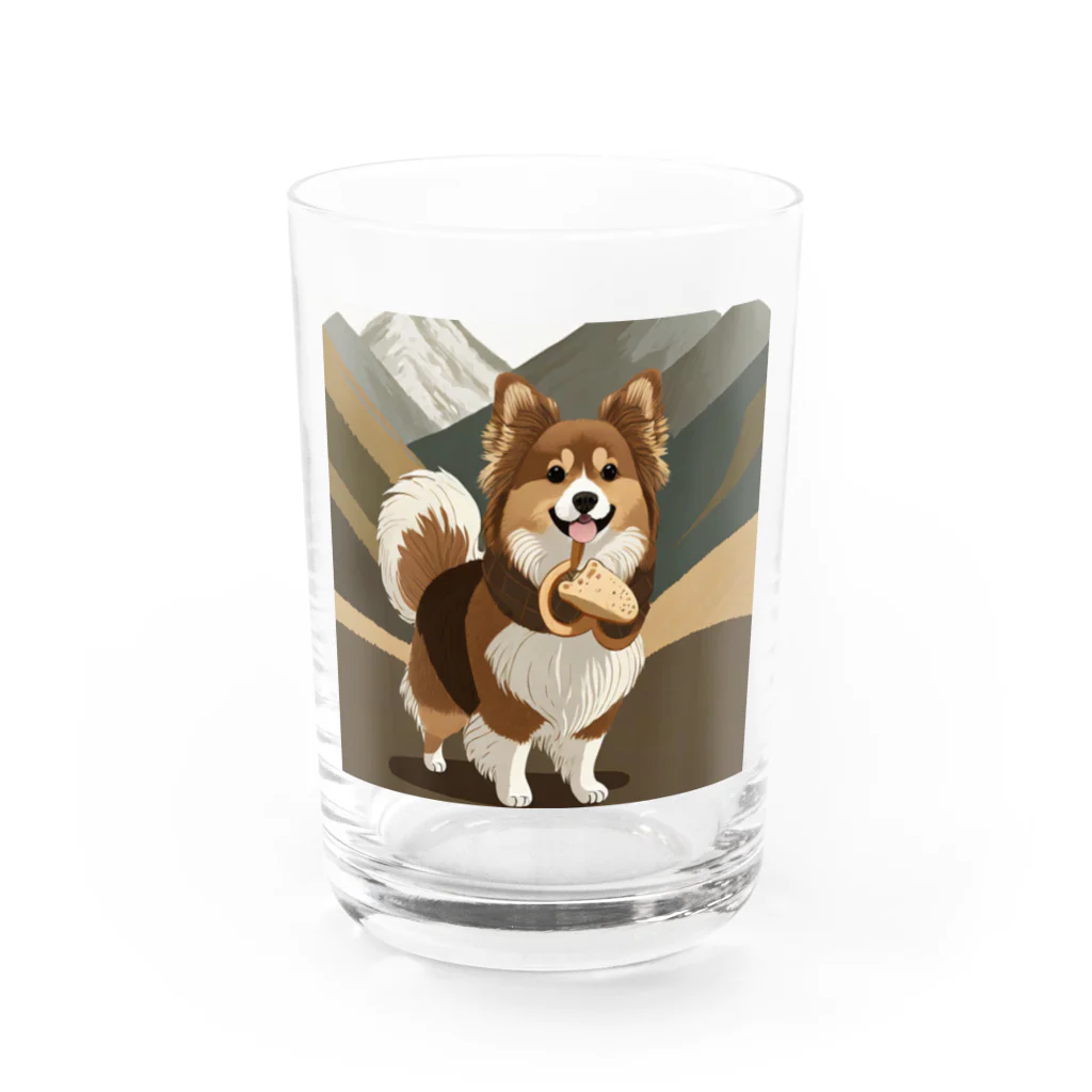 moyo3150のモカちゃん Water Glass :front