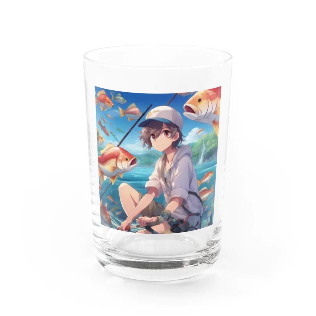 chillfishingの釣りガール爆釣！ Water Glass :front