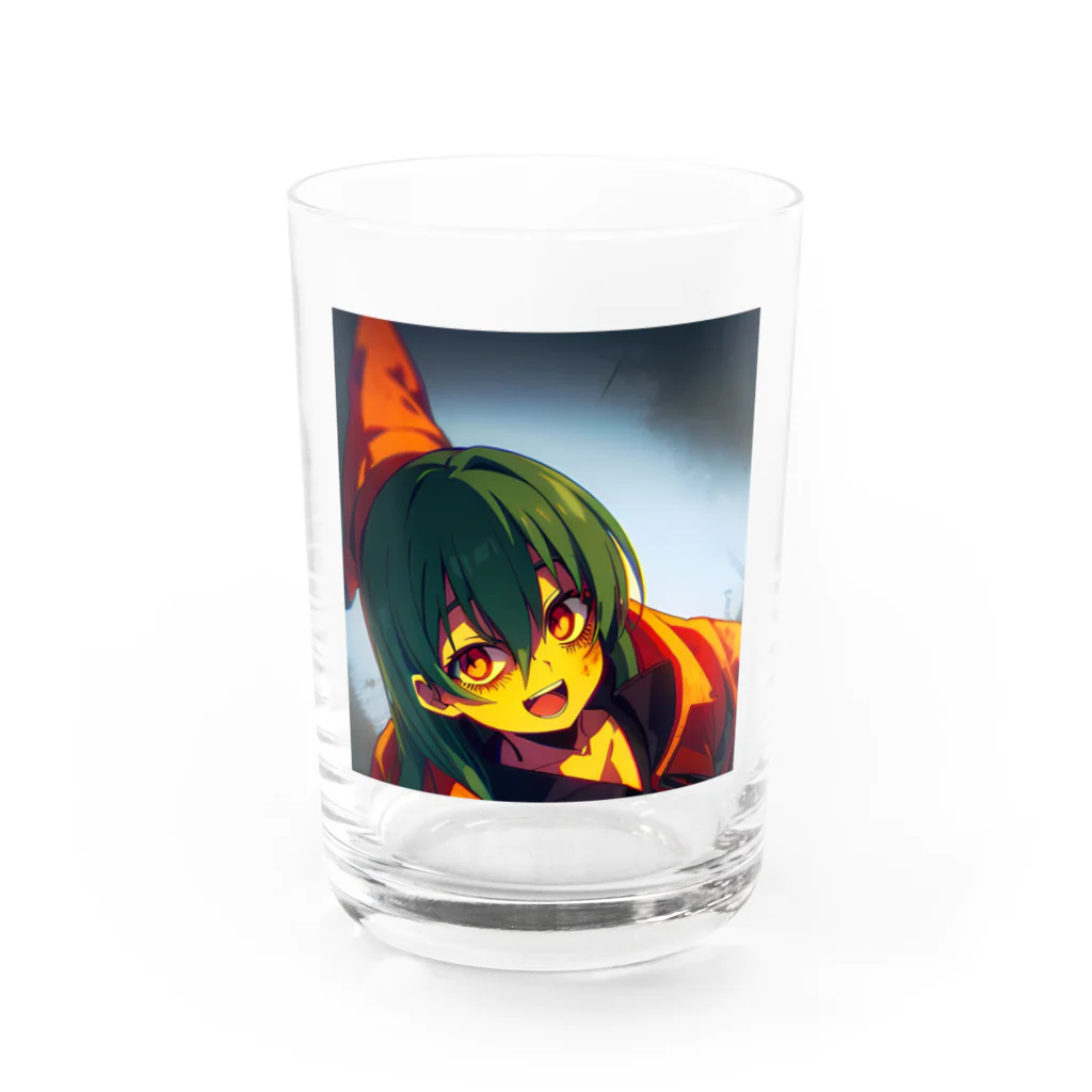 ほっこりアニメマートのゾンビィ～6 Water Glass :front