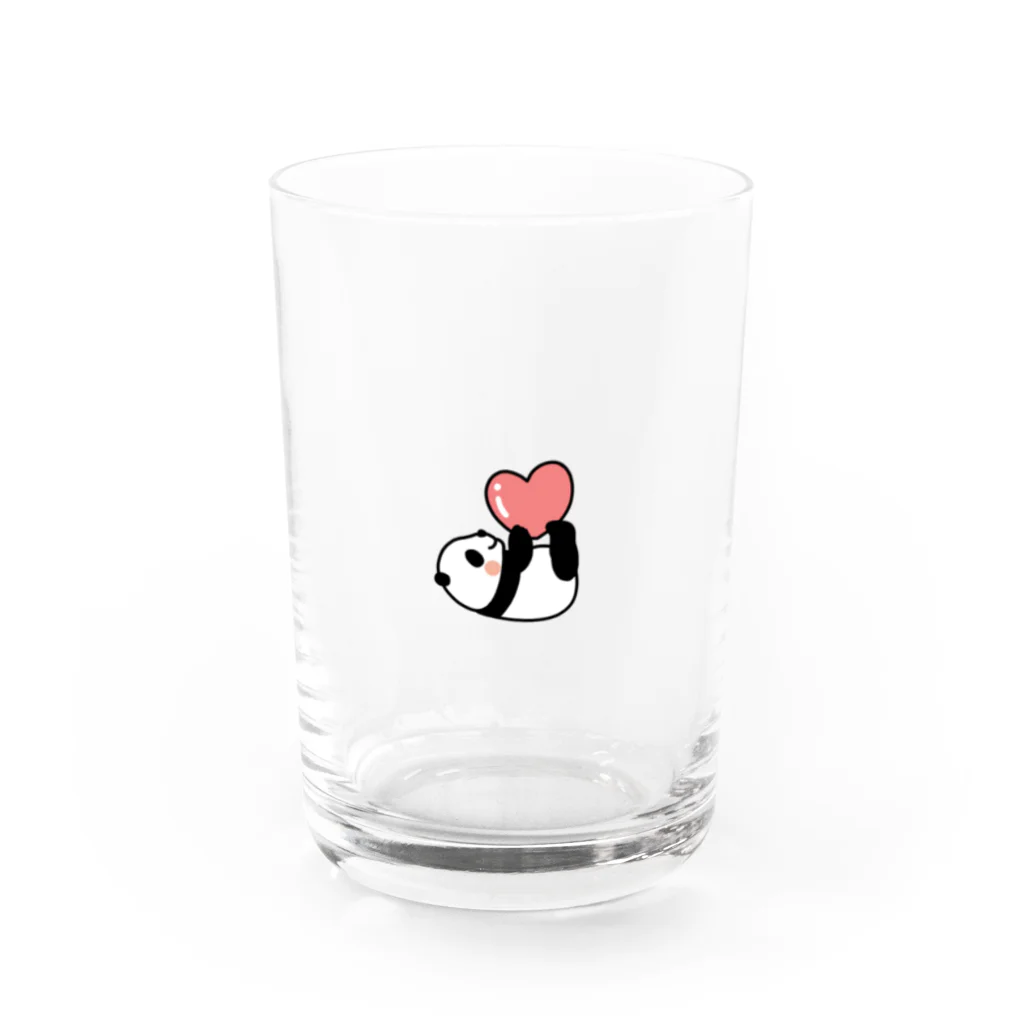 fuwariのあいらぶパンダ Water Glass :front