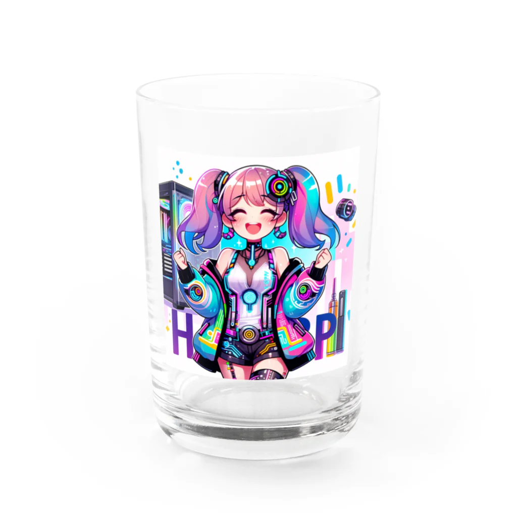 iSysのゲーミング少女ピーシースリー Water Glass :front