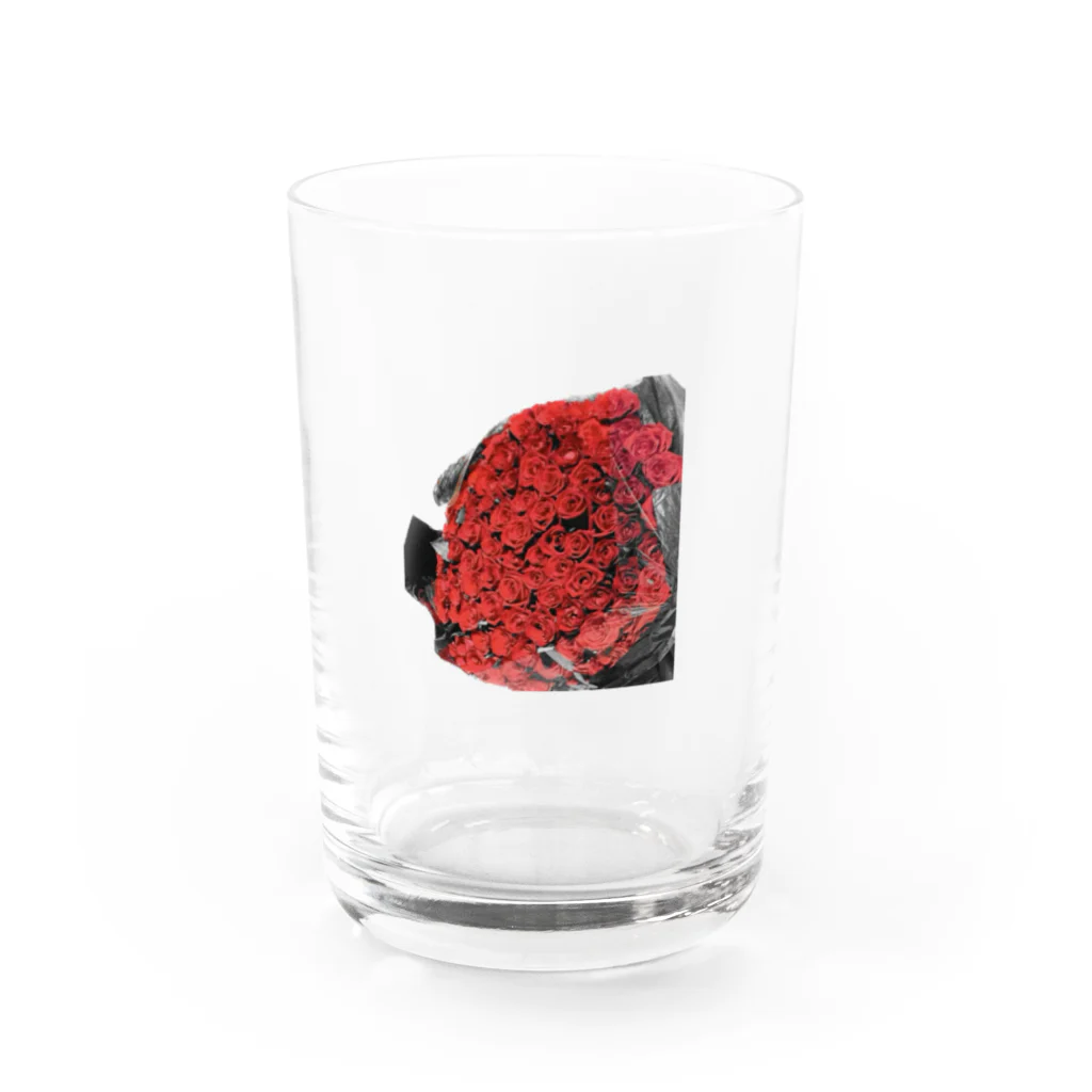 Bloomの薔薇の花束 Water Glass :front