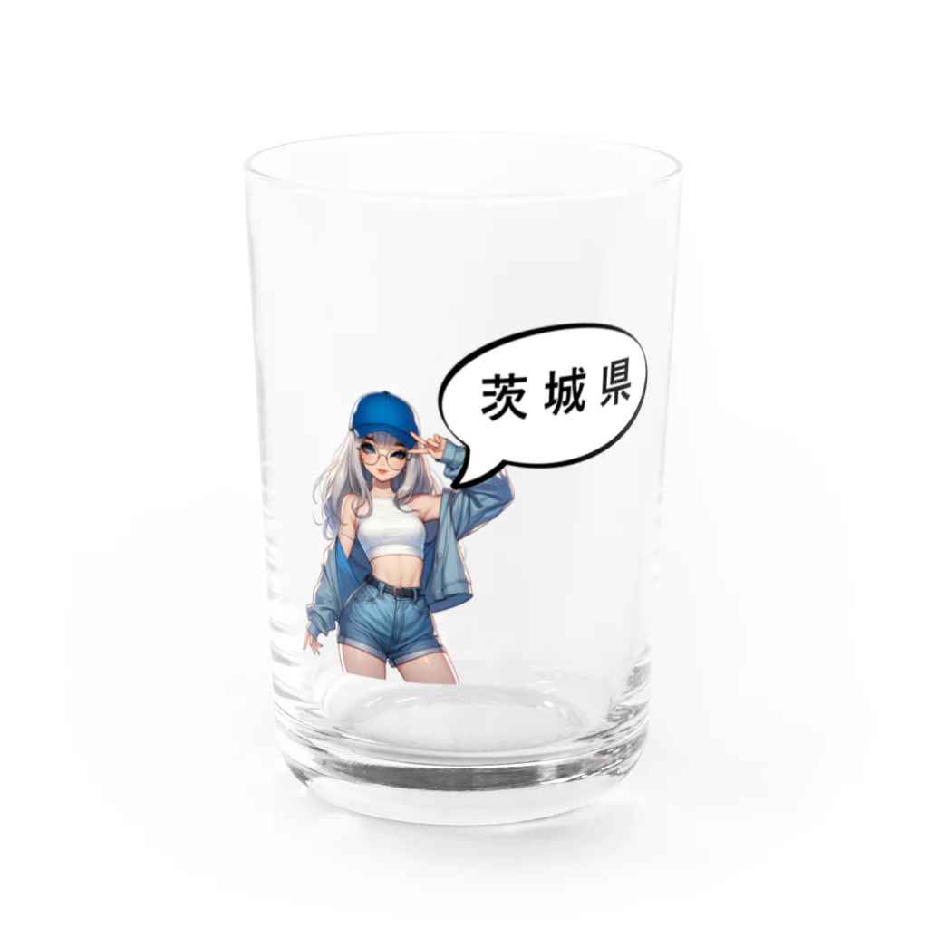 music_japanの茨城ガール（一部両面あり） Water Glass :front