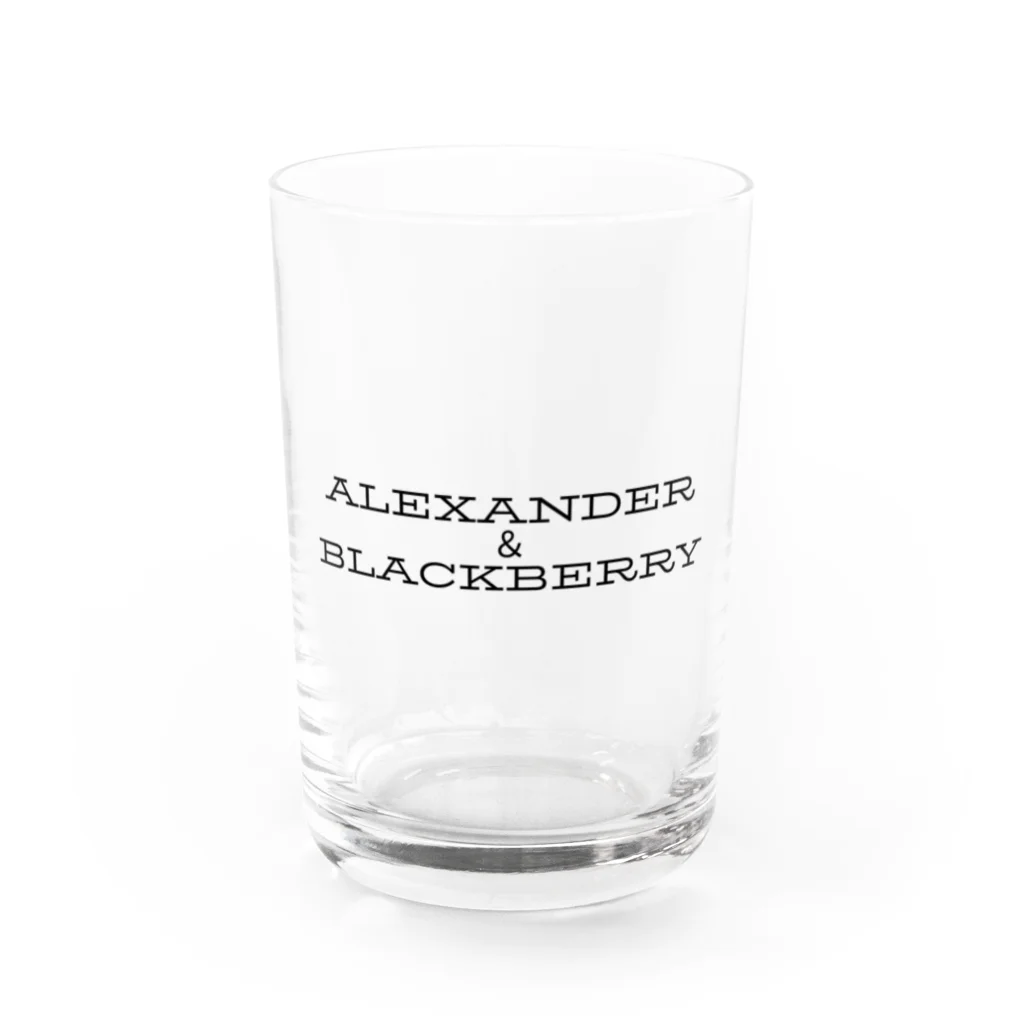 RS JAPANのAlexander ＆BlackBerry グラス前面