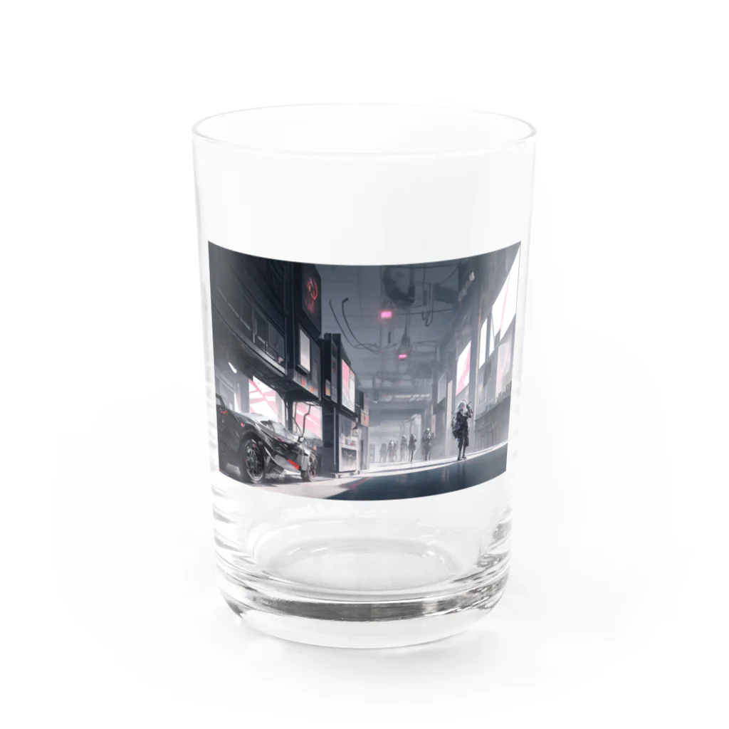 jojojojo777のFuture mole Water Glass :front