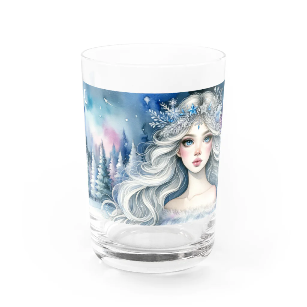 ZUCCOの氷の精霊と夜の森の秘密 Water Glass :front