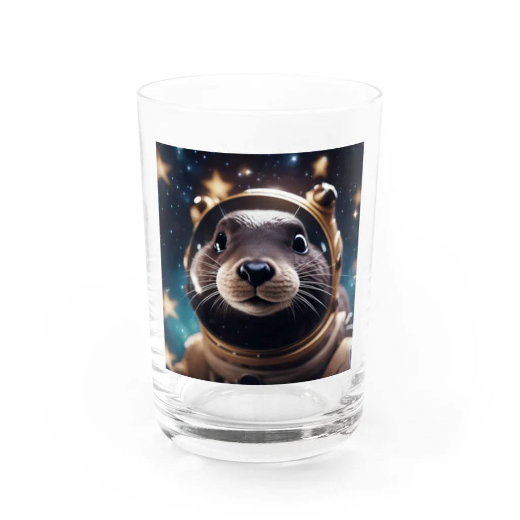 mugimugiのドヤ顔カワウソ Water Glass :front