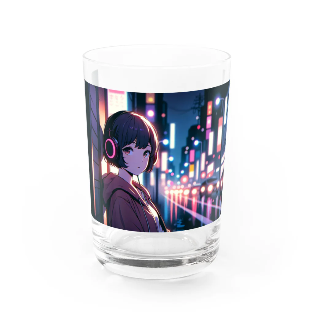 TOKYO_MELANCHOLIC_REVERIEのネネ Water Glass :front