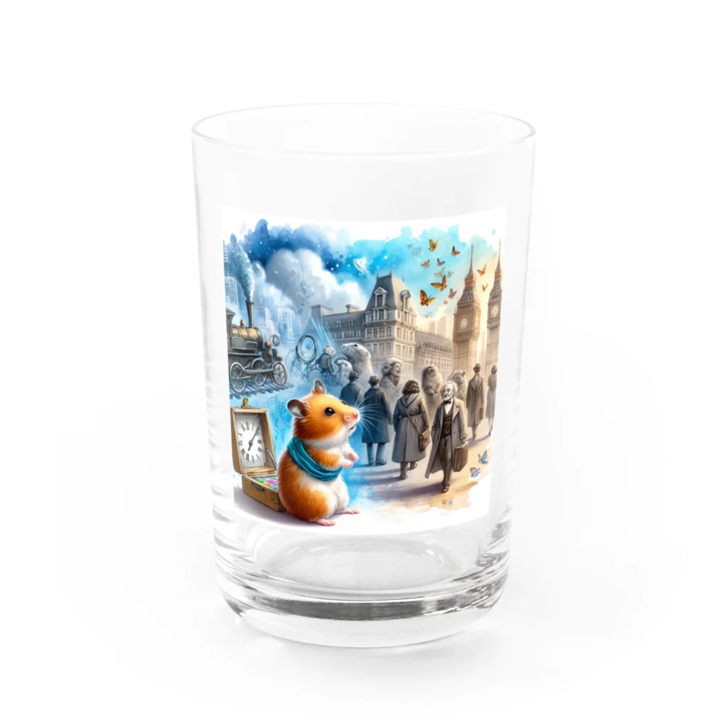 えほんのふんわりぺーじのフクの時間旅行 Water Glass :front