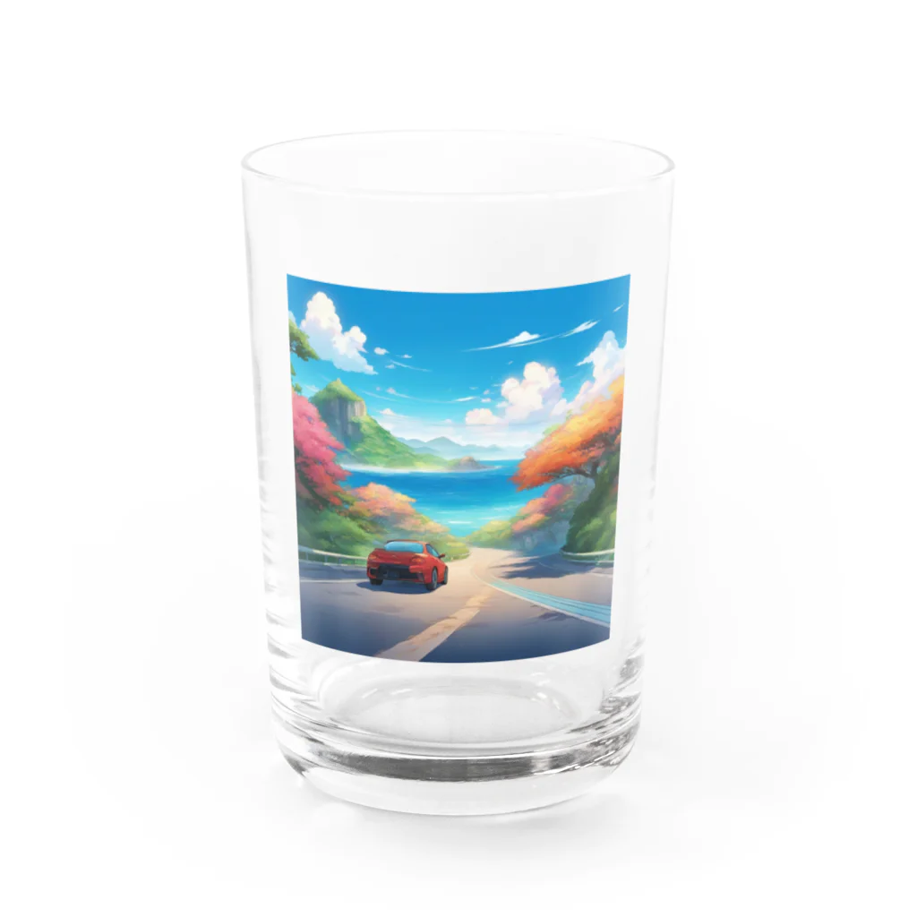 kaiminsapoのウチナー　ドライブ Water Glass :front