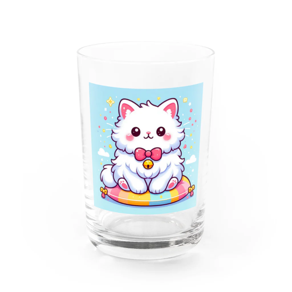 Tomo-Shopのゆるかわキャット Water Glass :front