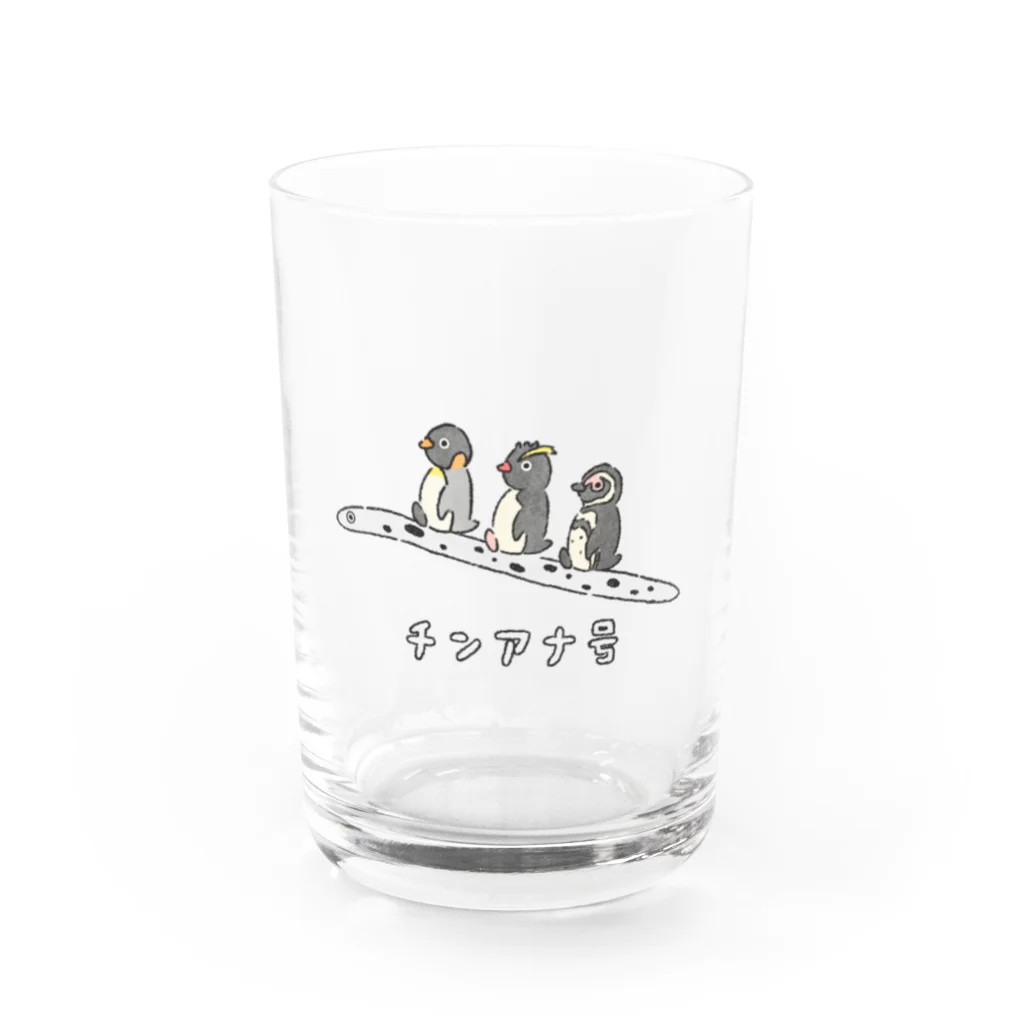 Icchy ぺものづくりのチンアナ号 Water Glass :front