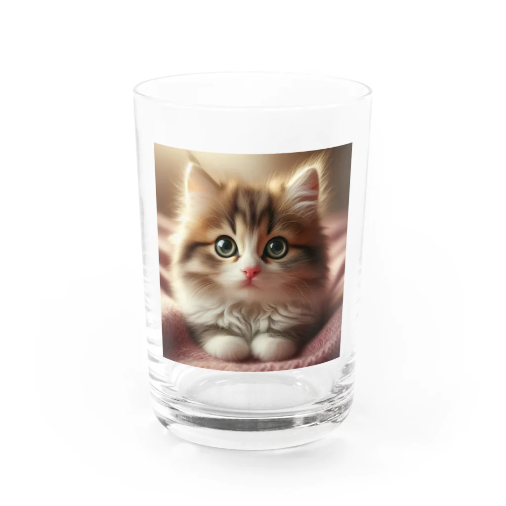 hakutaka289の可愛い猫（数量限定） Water Glass :front