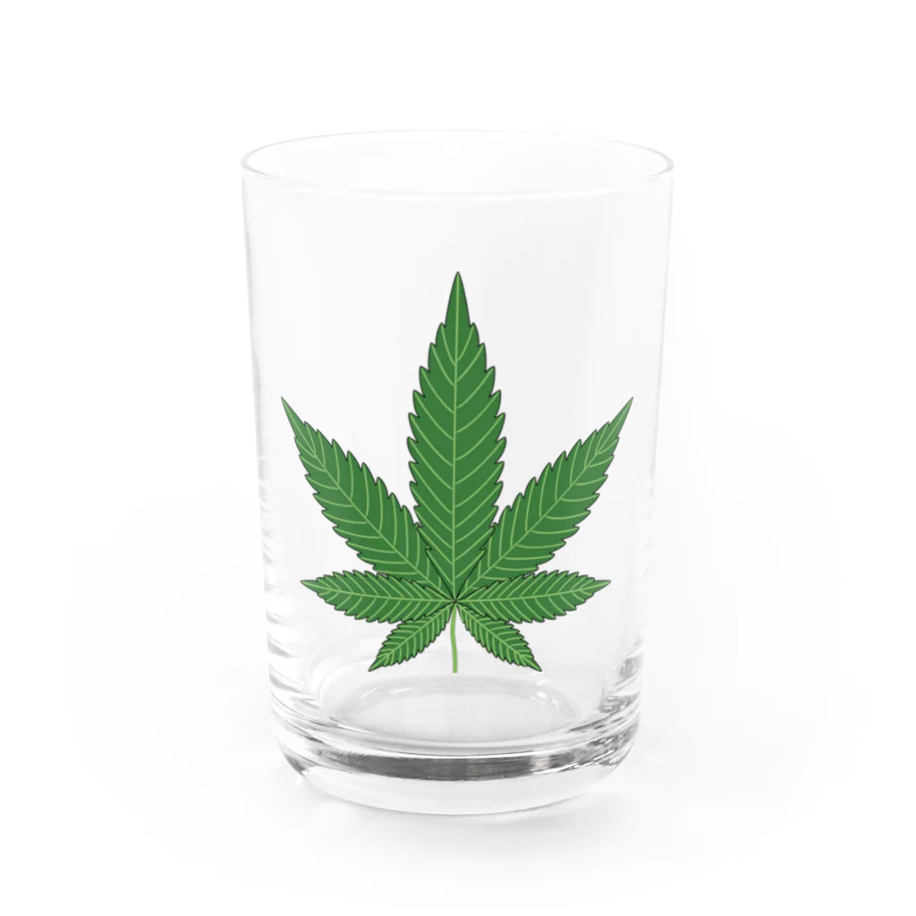 iroiro_ojisan11の大麻 Water Glass :front
