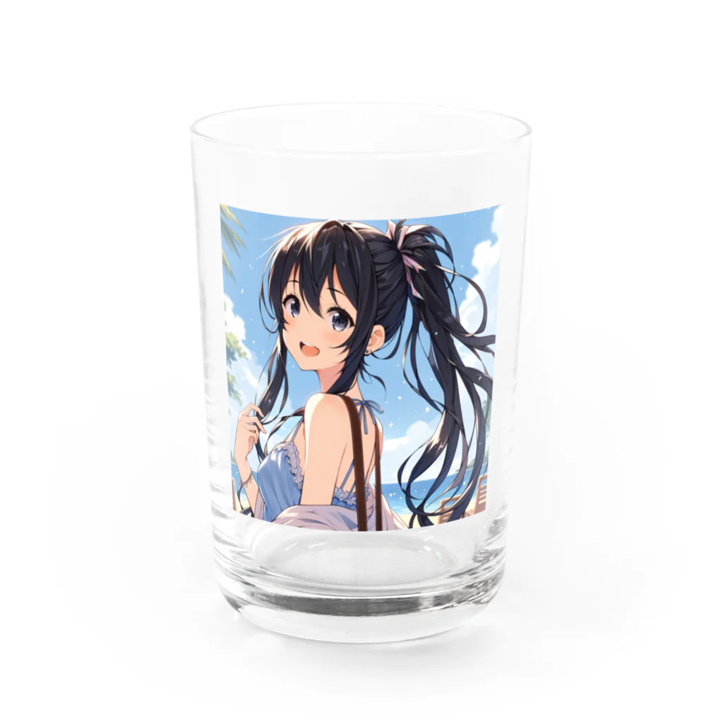 anime1のスーパーアイドルゆいちゃん Water Glass :front