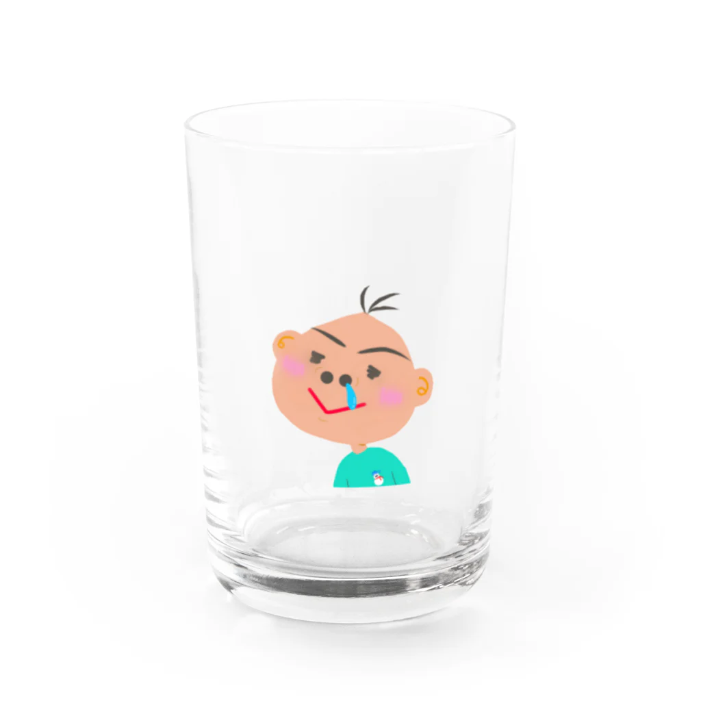 ザ☆めんまのお店の笑太郎（えみたろう） Water Glass :front