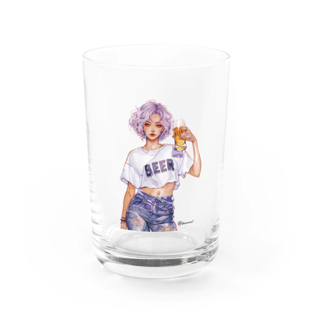 ビール姐さんのNAO Water Glass :front